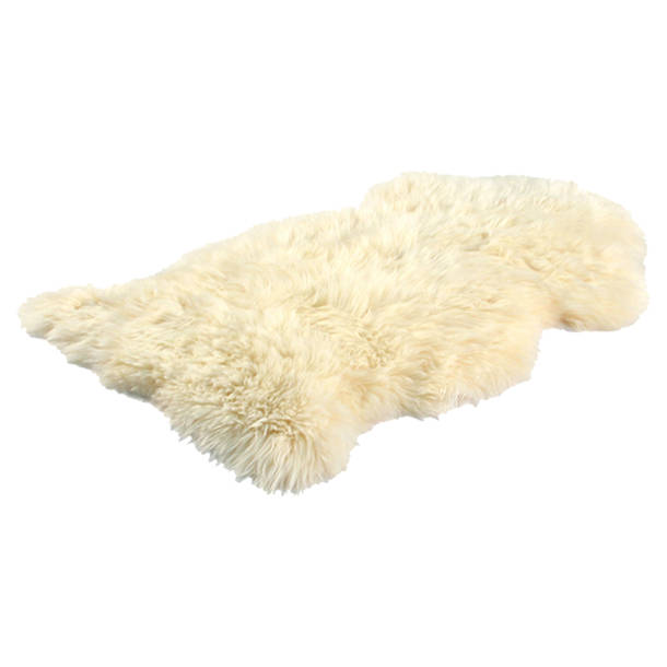 Bowron Sheepskin Long Wool Gold Star Sheepskin Ivory Rug & Reviews